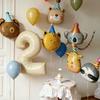 Aluminium-Cartoon-Tierballon für Kindergeburtstagsparty-Dekorationen