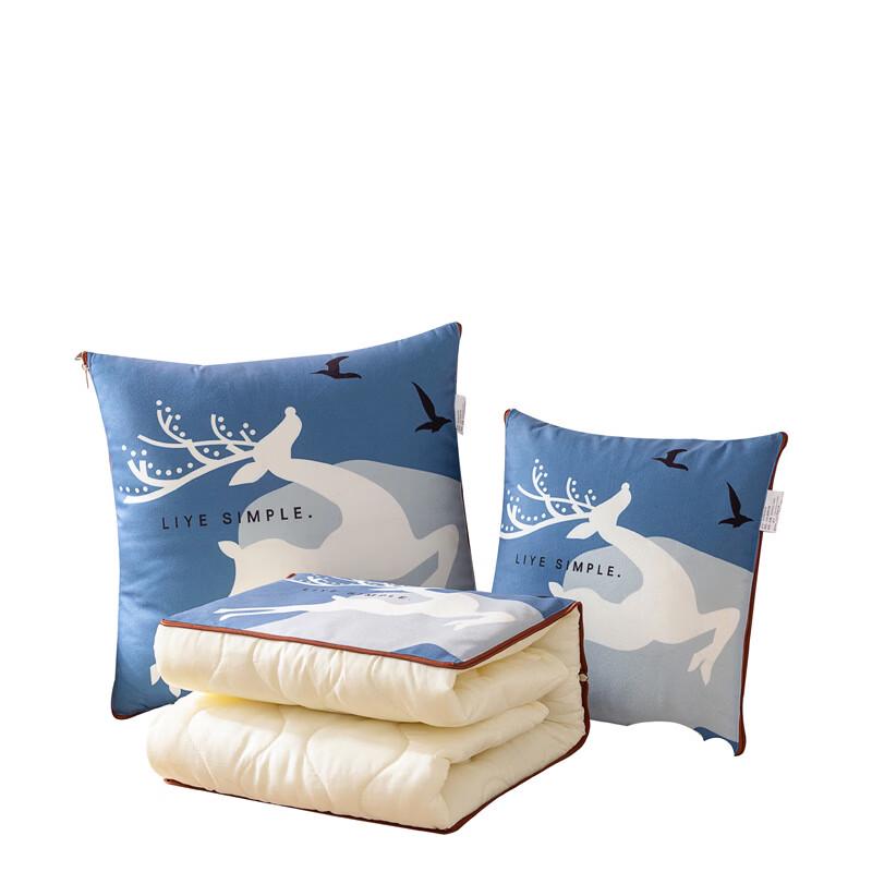 Yalu Skin-Friendly Velvet Printed Pillow Blanket