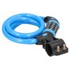 Bicycle Password Lock 5Digit Code Combination Lock Bike Security Antitheft Ring Lock(Blue )