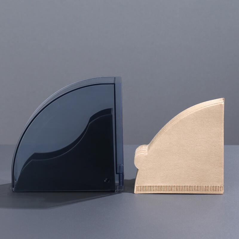 

Wooden Hand-pour Coffee Filter Paper Holder with Filters