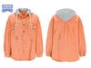 Trendig damjacka i denim, medellång, lös, fransad - Europeisk & Amerikansk Stil Mode Slag Casual Kläder