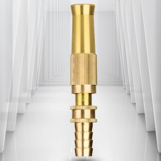 Kobberslangedyse Justerbar sprøytedyse Høytrykksdyse Heavy Duty sprøyte for hageslanger Uteplass Plenvanning Bilvask