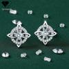 KEE-30 Celtic Knot Stud Earrings for Women - 925 Silver Needle, Light Luxury, High-End Feel