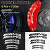 ENO1   For AMG Car for Mercedes benz AMG 6pcs Car Styling Car Brake Caliper Stickers For AMG Mercedes Benz W204 W124 W201 W202 W212 W22