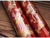 Dragon & Phoenix Windproof Wedding Candles - Romantic Red Smokeless Pair for Festive Celebrations