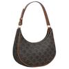 Celine Ava Classic Monogram Canvas Adjustable Shoulder Strap Leather Tote Bag Small Women Handbags Brown 193952BZJ-04LU