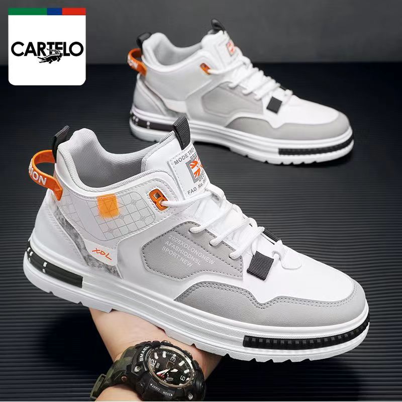 Herrenschuhe, leichte und vielseitige Freizeit-High-Top-Sneaker, rutschfeste und verschleißfeste Arbeitsschuhe