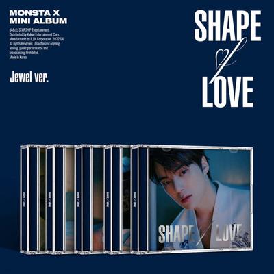MONSTA X - 11th Mini Album: SHAPE of LOVE [Jewel Ver.] [1 Out of 5 Versions Will Be Sent Randomly]