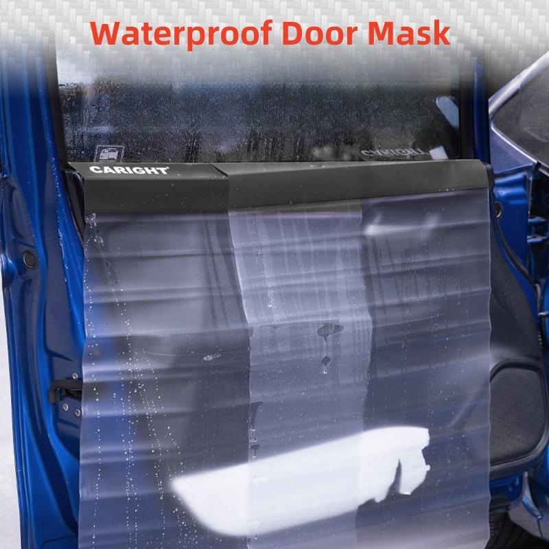 For car film tool door waterproof masking gear solar film window construction protective cover easy to install nero