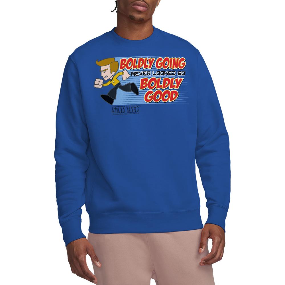 Unisexová mikina pro dospělé s motivem Star Treku Quogs a motivem Boldly Good