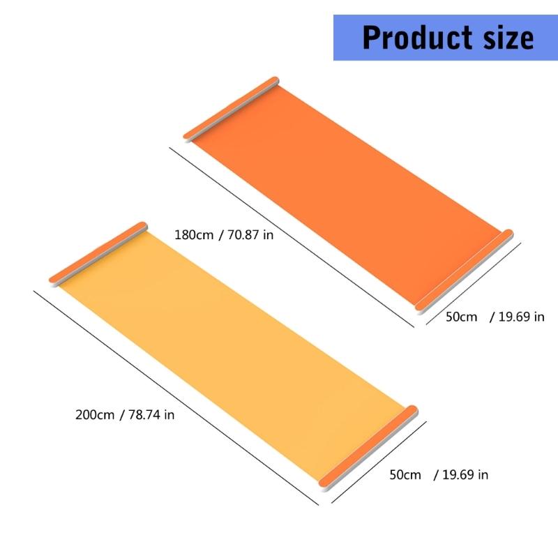Pilates Board for Working Out Indoor Skating Training Equipment Slide Board Sports Sliding Mat Yoga Fitness Sliding Mat