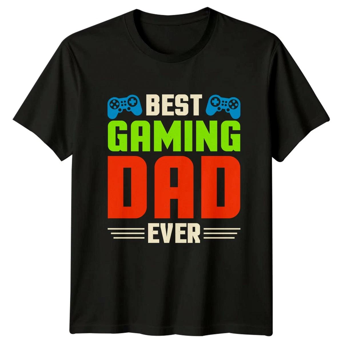 Best Gaming Dad Ever Mens T-Shirt Fathers Day Gaming Fathers Day Gift For Him S
