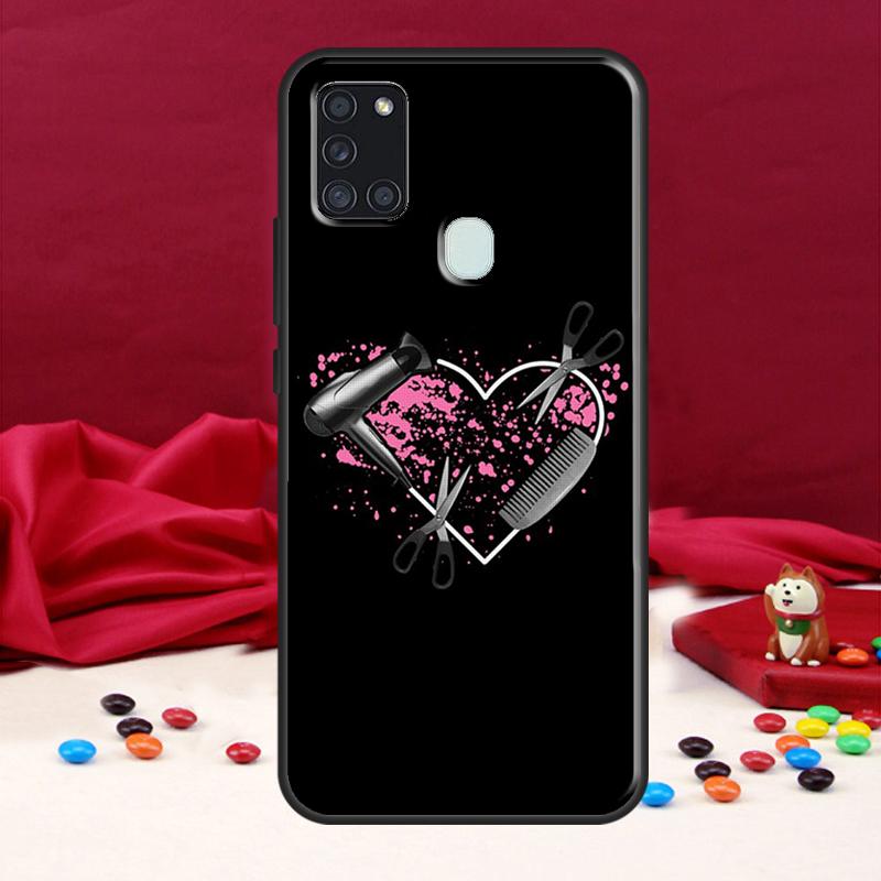 Hair Stylist Hairdresser Case For Samsung Galaxy A34 A54 A14 A12 A52 A22 A32 A42 A72 A13 A33 A53 A50 A51 A71 Coque