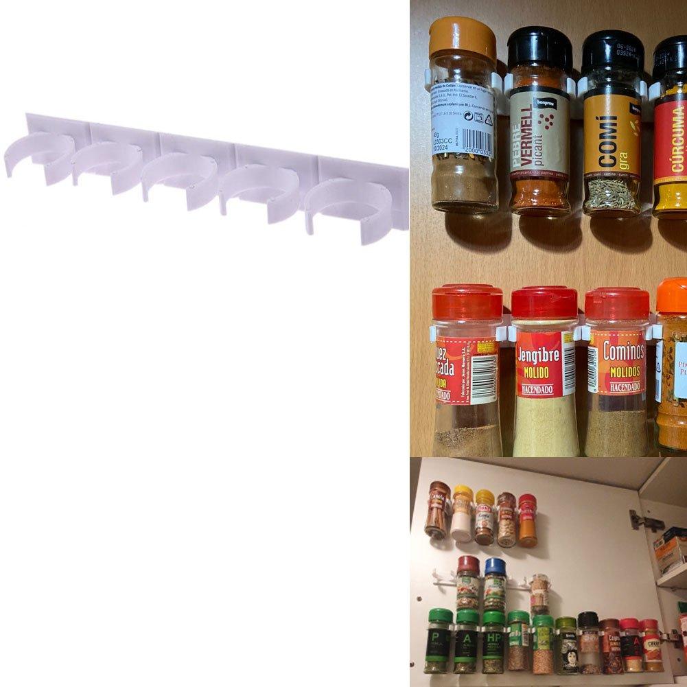 Kitchen Spice Holder Medicines For The Cabinet 5 Places Universal White
