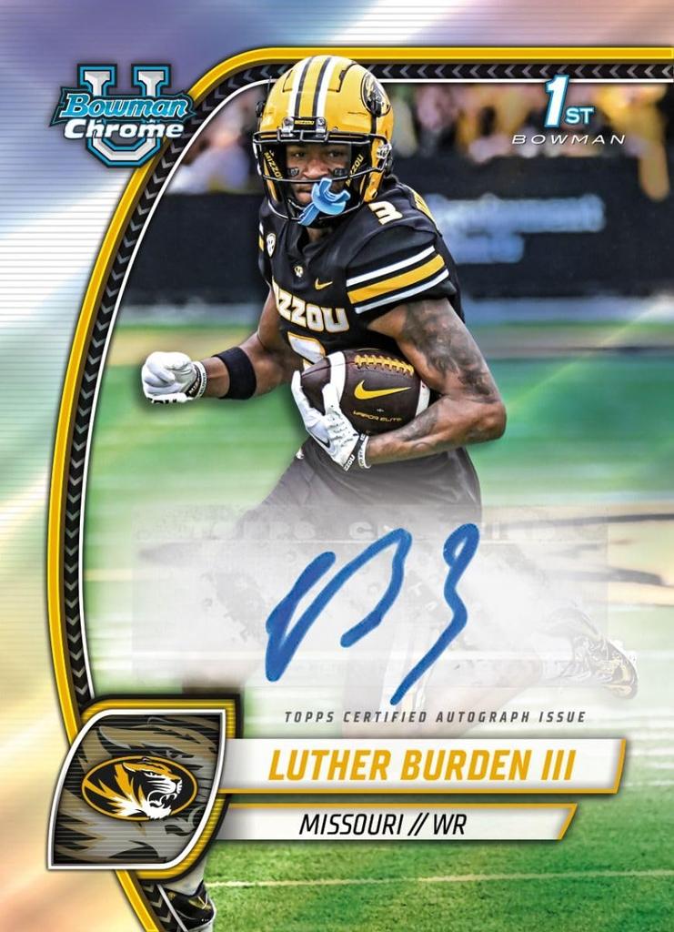 2023/24 Bowman U Chrome Football - Jumbo Bowman University - Football Jumbo