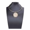 Simple Fashion Alloy Exaggerated Sunflower Pendant Collar Casual Versatile Daily Women's Models
