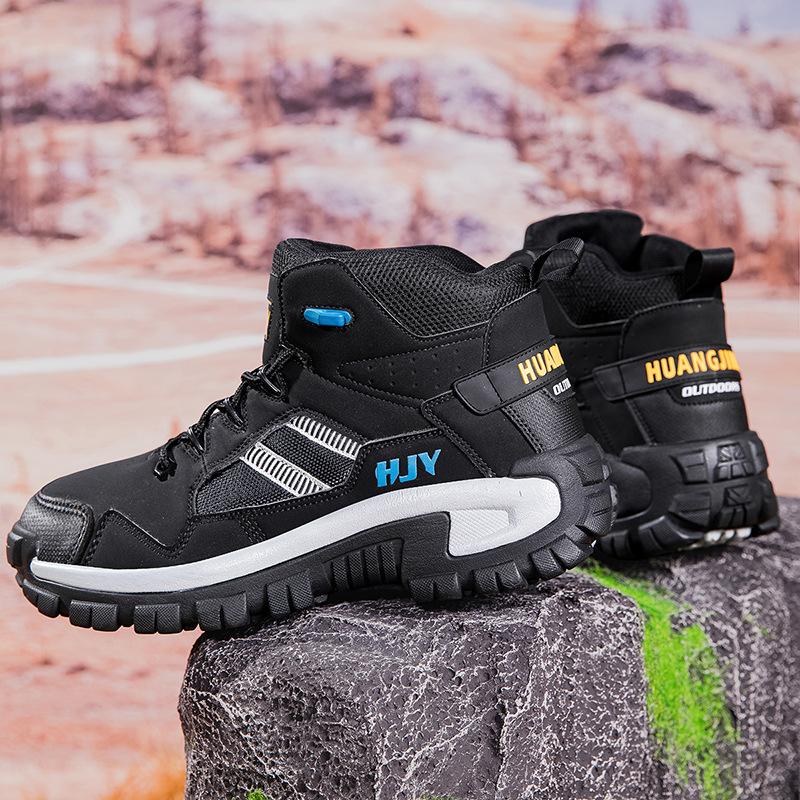 

Foreign trade new hiking shoes men s large size military boots breathable non-slip tooling shoes outdoor camping desert off-road hiking shoes 39