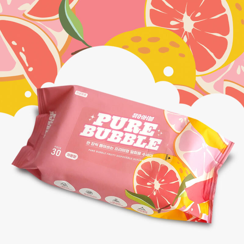 1 Pure Bubble Disposable Washcloth (30 sheets)