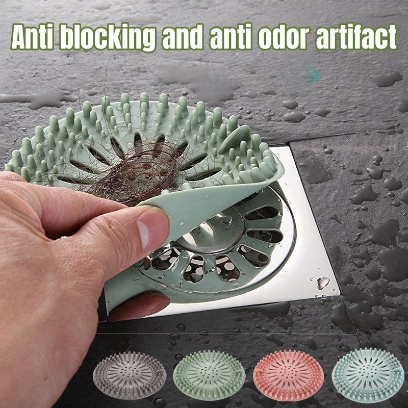 Bathroom Sink Drain Strainer, Hair Trap Shower Drain Cover Protector