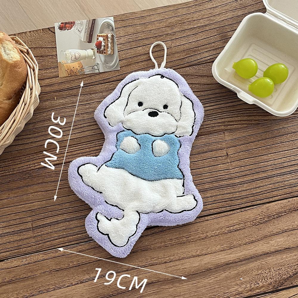 Coral Fleece Toilet Handkerchief Soft Bathroom Kerchief High Quality Washcloth  Kitchen