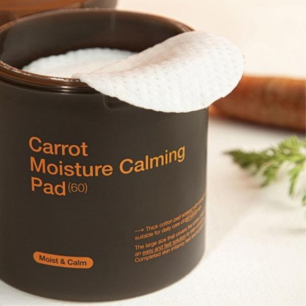 Mediheal Carrot Moisture Calming Pads – 250 Ml (60 Pads)