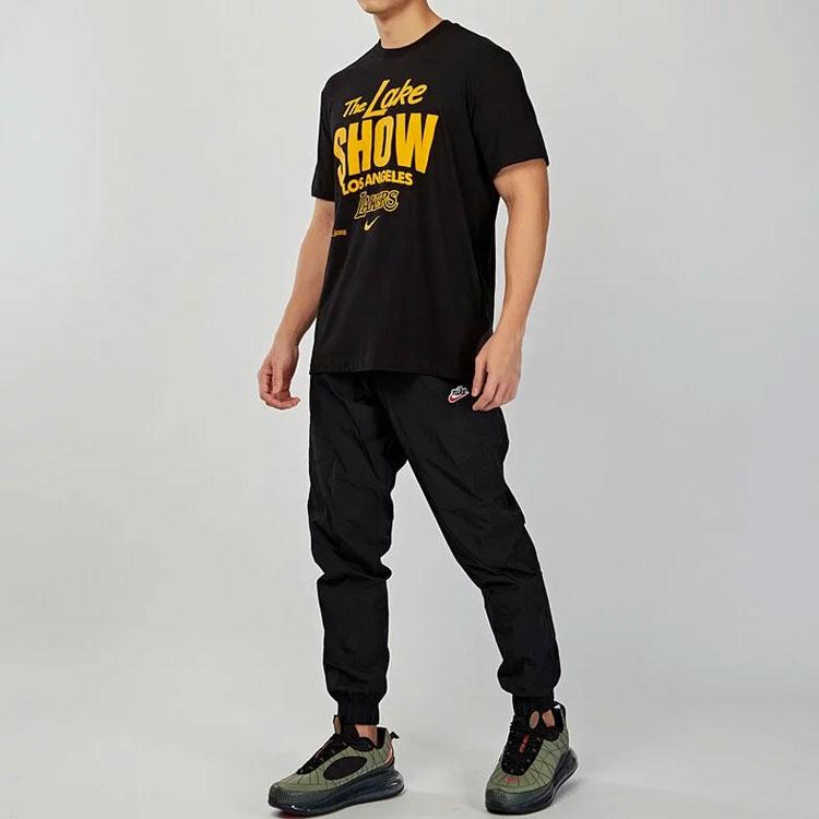 Nike Los Angeles Lakers Mantra Dri-Fit NBA Short Sleeve T-Shirt Men Tops Black CK8810-010