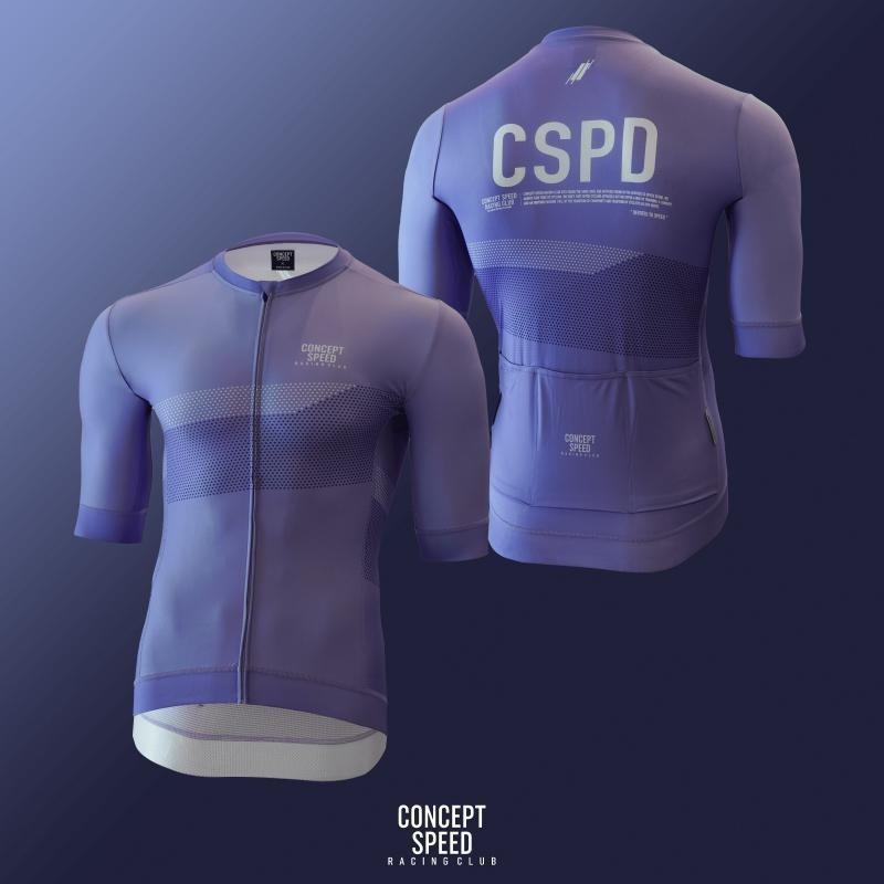CSPD Competitive Short-sleeved Cycling Clothes Tops Shorts Men Women's Road Equipment Quick-drying Breathable