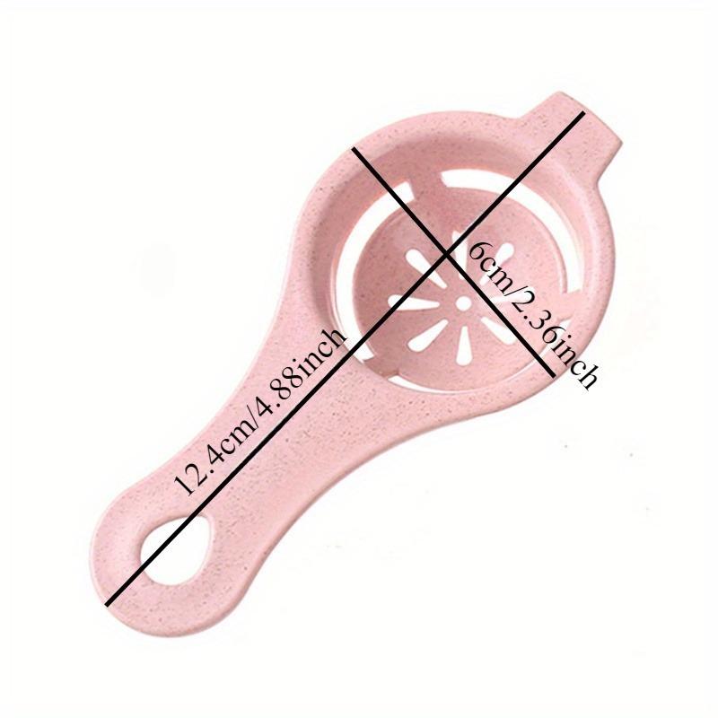 1 stk Bærekraftig Eggeskiller i Hvetestrå - Enkel Plomme- og Hvitefilter for Baking, Kjøkkenredskap