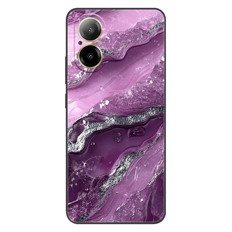 Pro Realme C67 4G C65 Pouzdro Mramorové Měkký Matný Silikonový Zadní Kryt Pro Realme C53 C55 Celé Tělo Telefonu RealmeC67 Coque Fundas