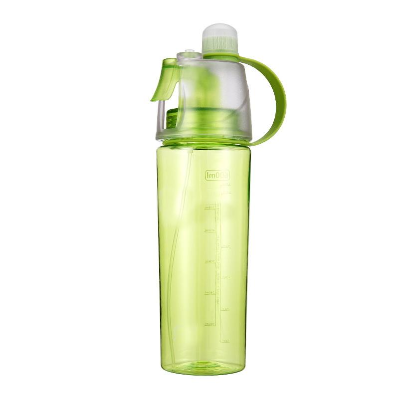 2 In 1 Spray Water Bottle Portable Multifunctional Cooling Hydration Cup for Commuting Outdoor Sports Gift