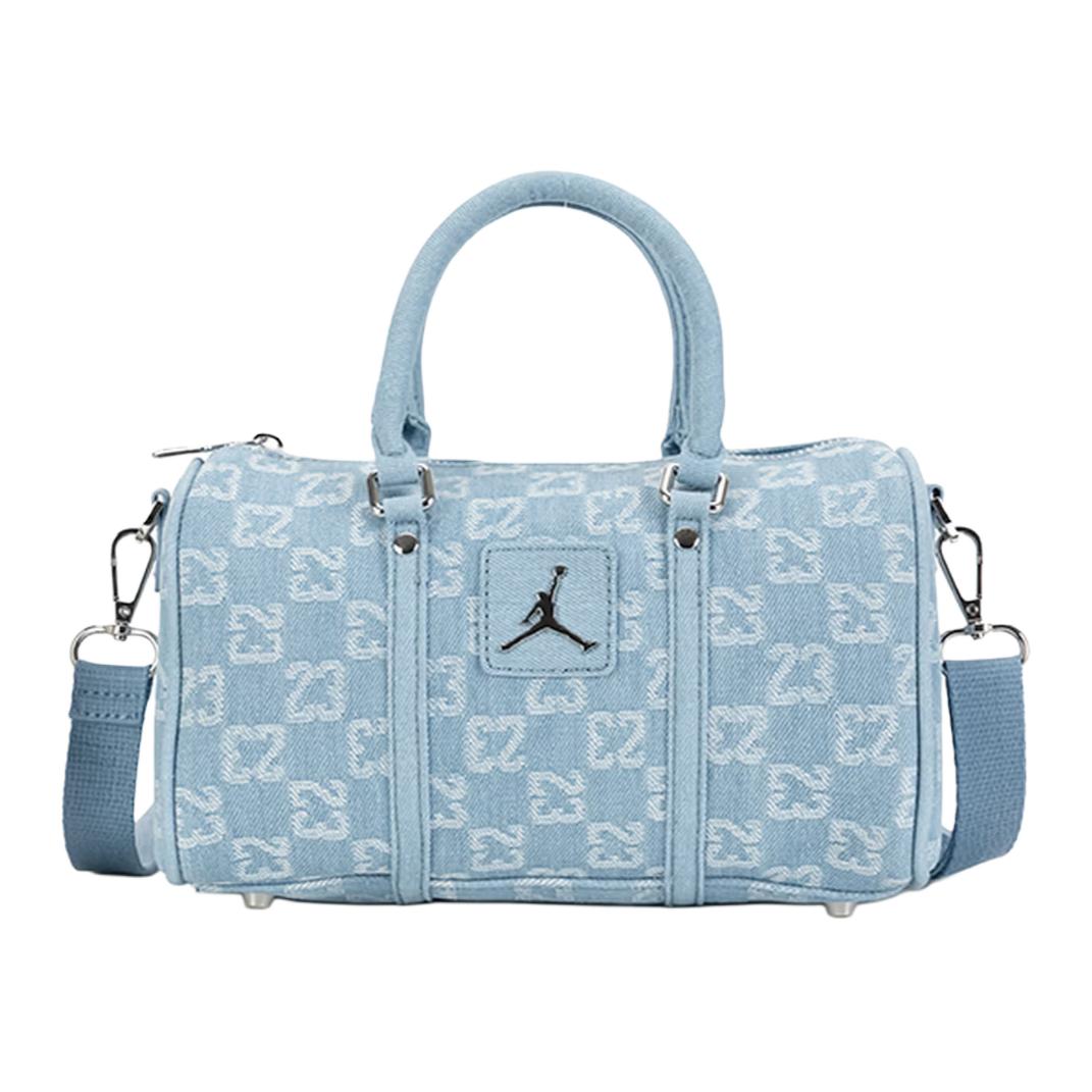 

Jordan Printed Zipper Bowling Bag Unisex Bags Denim-Blue JD2623116AD-002 Denim Blue