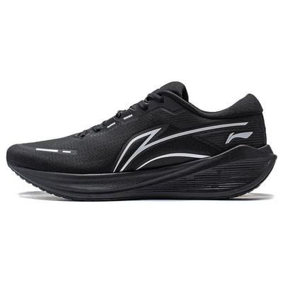 Li Ning Wu Shi Lite V2 Lehké Vysoce Pružné Tlumení Nárazů Protiskluzové Odolné proti Opotřebení Nízké Běžecké Boty Dámské tenisky Černá ARST054-6