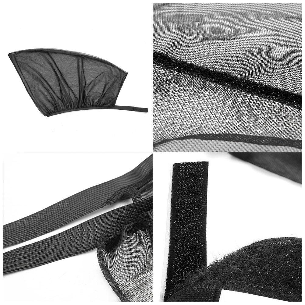 2PCS Car Window Screen Door Covers Front/Rear Side Window UV Sunshine Cover Shade Mesh Car Mosquito Net For Baby Child Camping