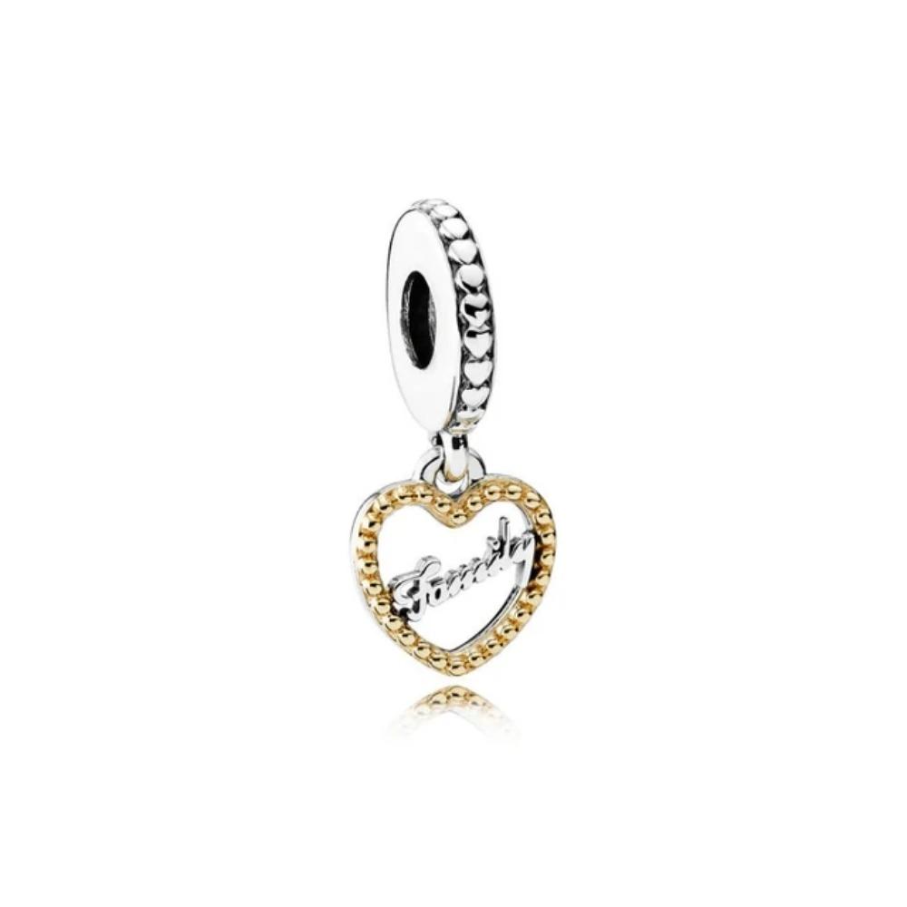 New 925 Silver Family Tree House Charm Pendant with Stars Moon for DIY Bracelet Jewelry Accessories