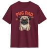 Fathers Day Tshirt Summer Pug Dad Hipster T Shirts Unisex 100 Cotton O Neck 4xl 5xl 6xl Top Tees Shortsleeved Y2k Fun Tops