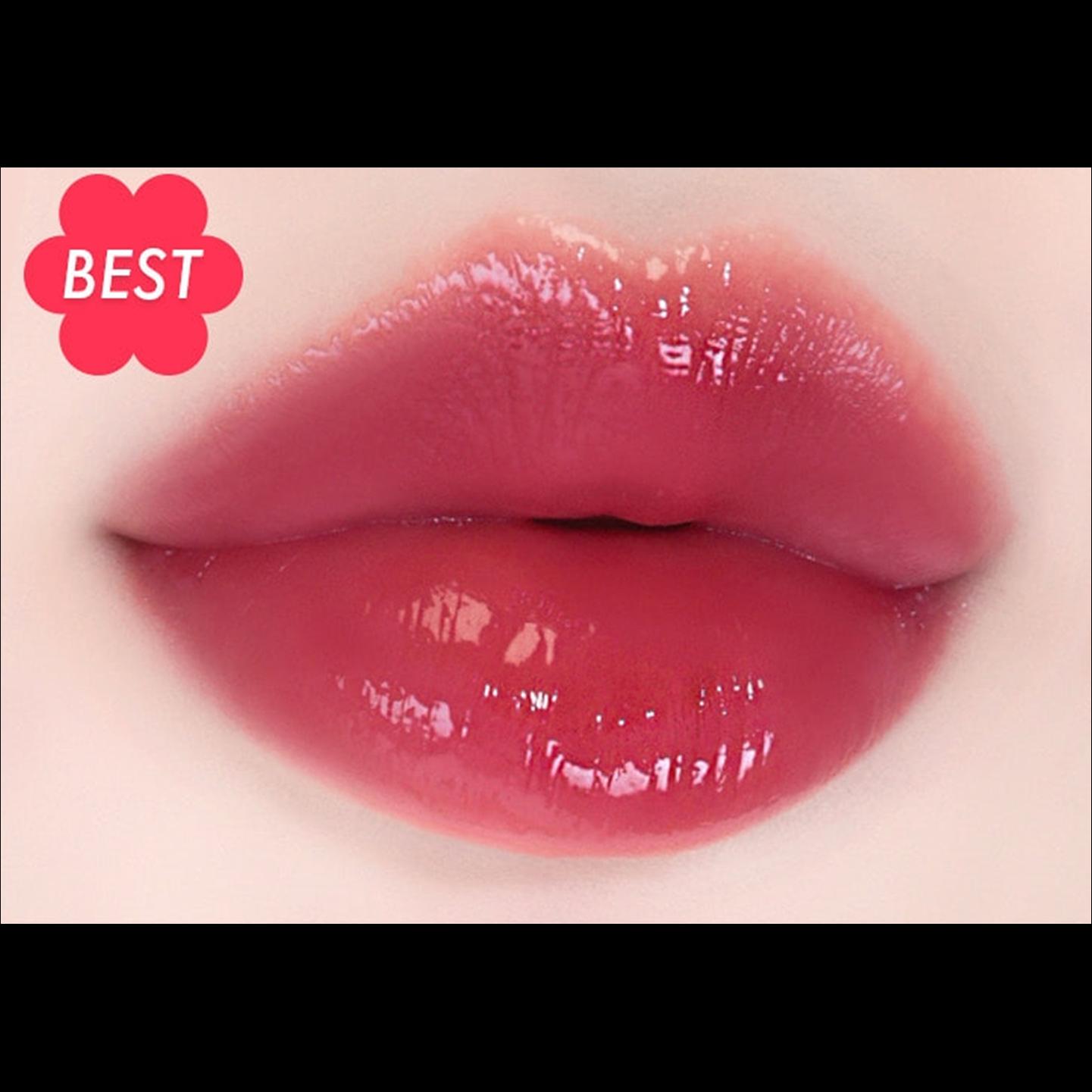 

(Выбор Чан Вонёна) AMUSE Dew Tint Стойкий веганский тинт для губ на водной основе (1EA/12 Типы) 12_Sunday