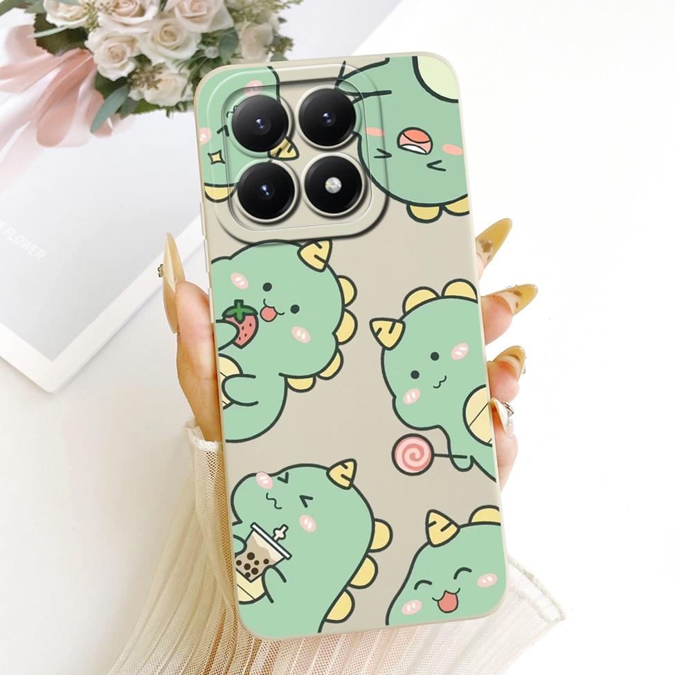 Casing For Xiaomi 15T 5G Cover Silicone Luxury Fashion Flowers Kawaii Cute Painted Shockproof Phone Case 25069PTEBG