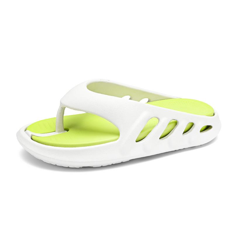 Pallene Men Fashion Casual Summer Sandals Beach Slippers For Men Thick Bottom Flip Flops Men Home Non-Slip Bathroom Slides