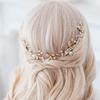 Pearl Leaf Comb Headband Women Tiara Headband Wedding Accessories Headband High Quality Exquisite Garment Accessories