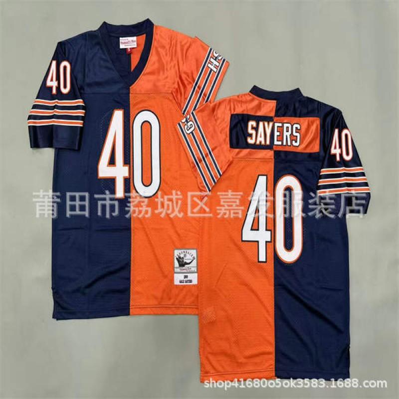 Chicago Bears NFL Camiseta de Fútbol para Hombre de Algodón Camiseta Deportiva Ropa de Entrenamiento de Baloncesto