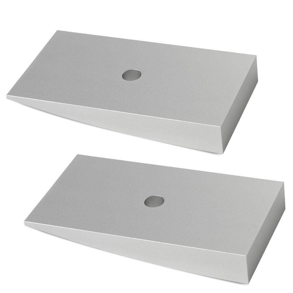 Rear Suspension Leaf Spring Shim Kit Rear 6 Degree, 2.5 Inches Wide Black silver Replace 18206.01 MS-WSC60