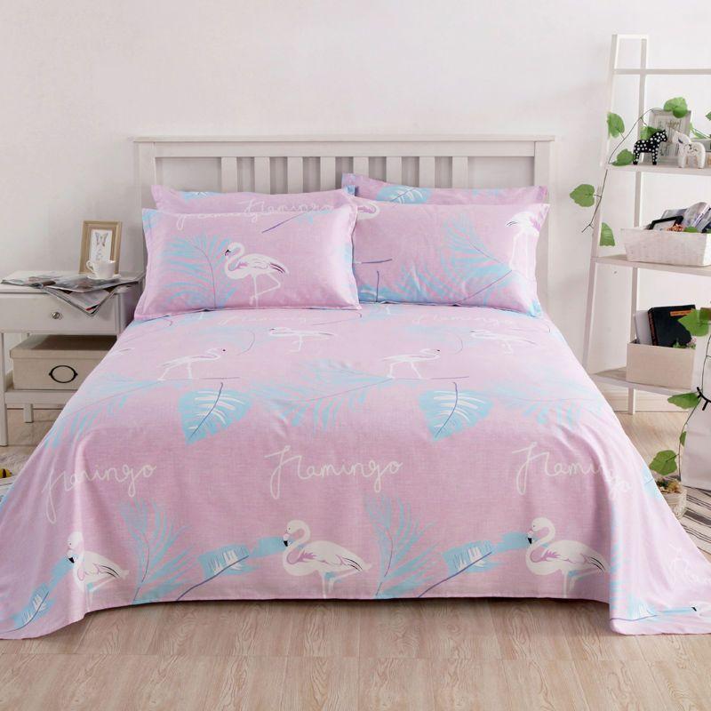 Cotton Bed Sheet Single Piece Thick Double Bed Sheet 1.8m Bed Sheet 1.5m Student Bed Sheet