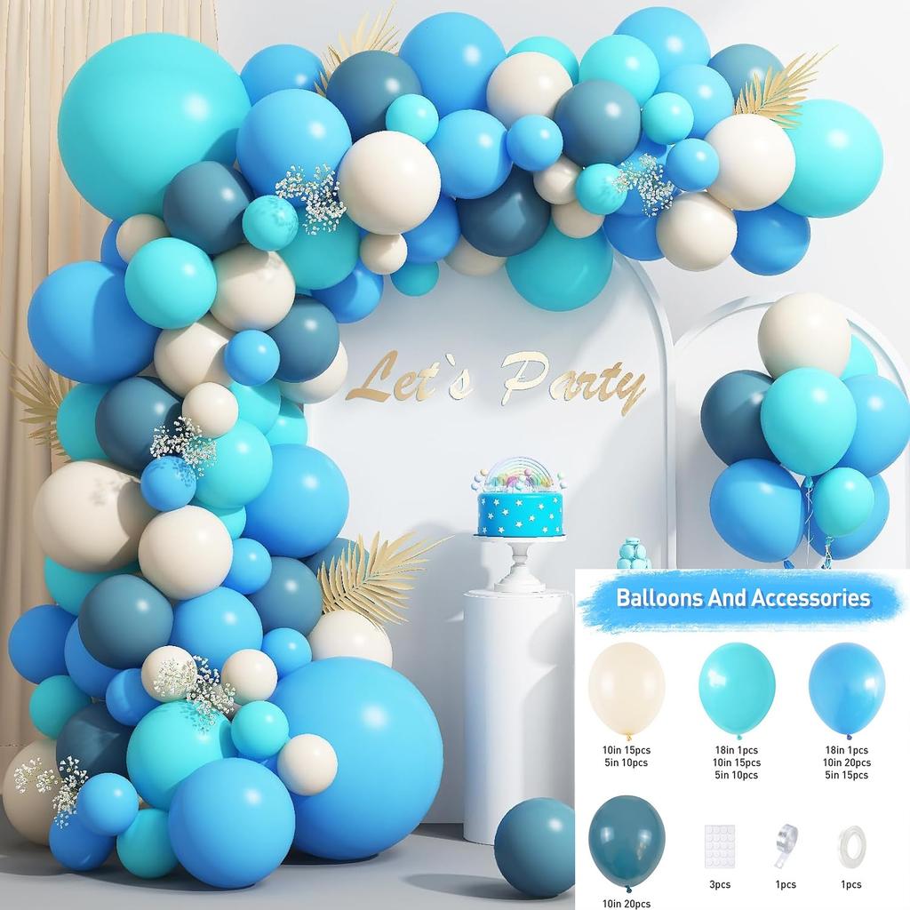 Forest Series Green Balloon Chain Set Children'S Birthday Theme Party Decoration Jungle Arrangement Balloon