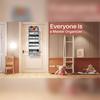 5-Layer Fabric Hanging Door Storage Organizer, with 5 Large Capacity Pockets, Ideal for Bedroom & Home Storage