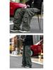 Men's Retro Casual Loose Fit Wide-Leg Multi-Pocket Overalls