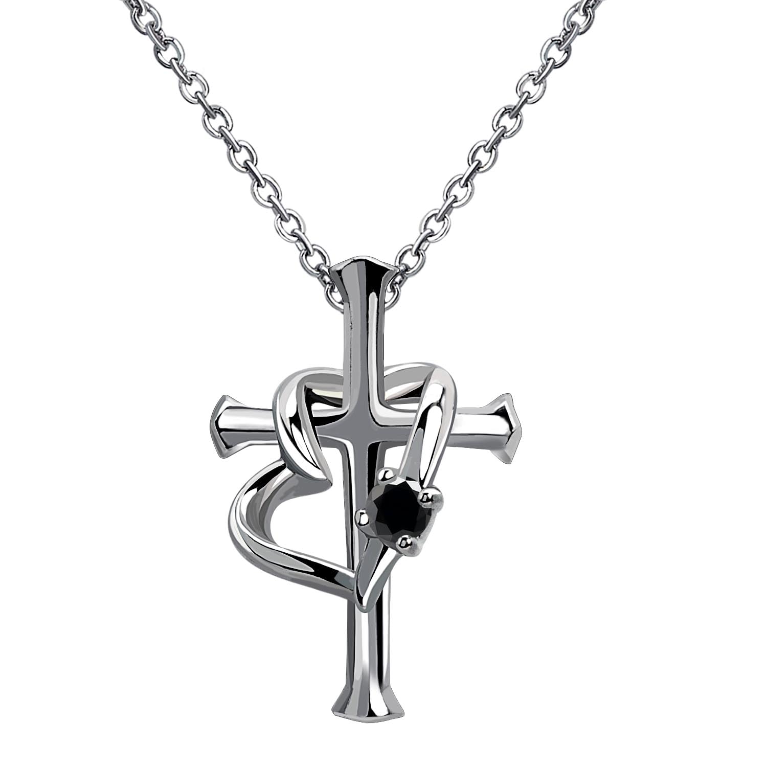 Lovers Cross Necklace [Lara Christie] [BLACK Label] cp5805-b