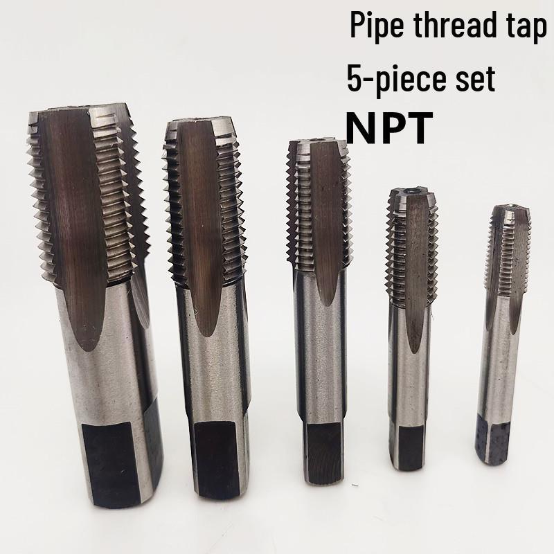 HSS High-Speed Steel Pipe Threading Machine with NPT/G/ZG Taps & Dies for Water Pipe Repair