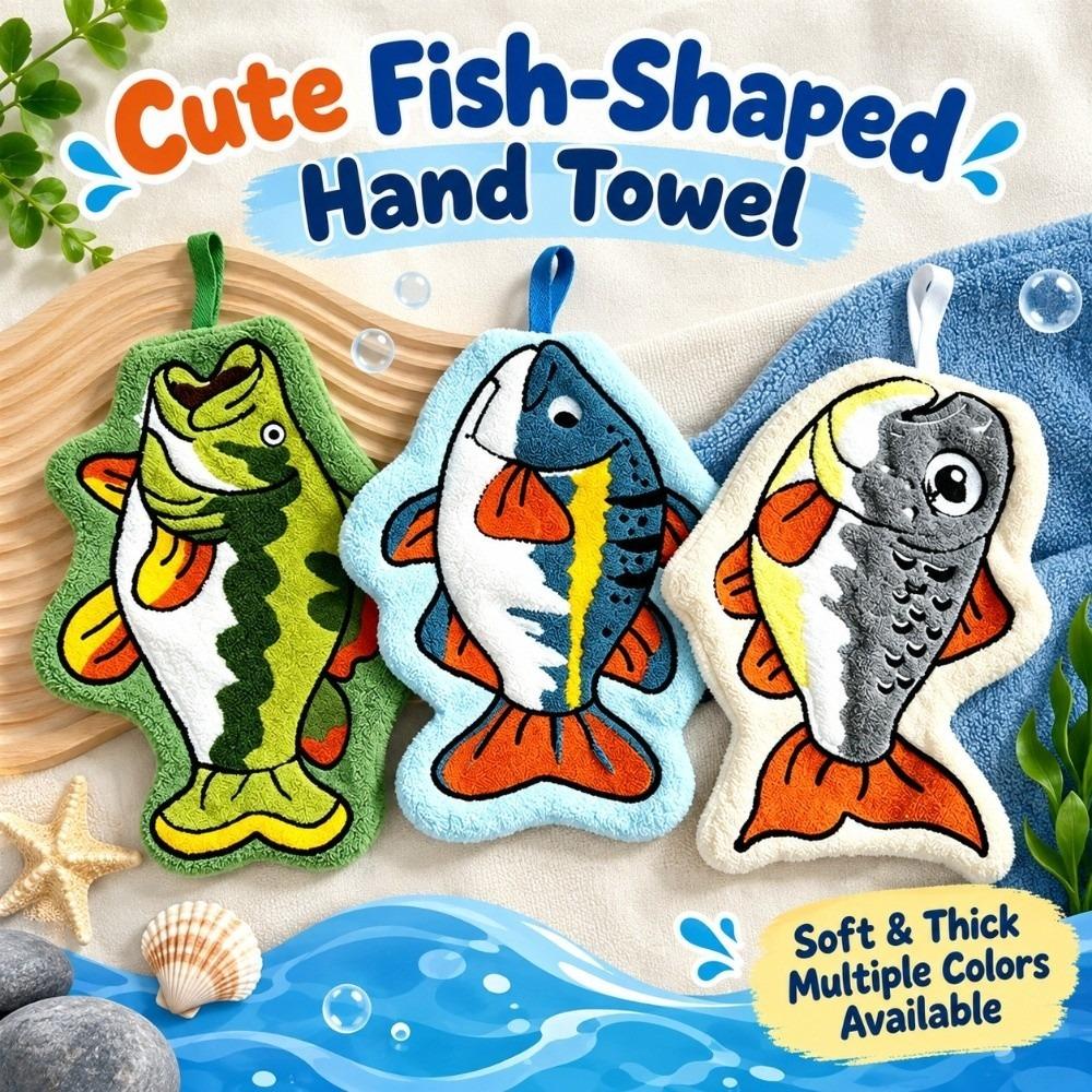 Quick Dry Fishing Hand Towel Absorbent Kitchen Hand Towel Lure Fishing Wipe Cloth Multifunctional