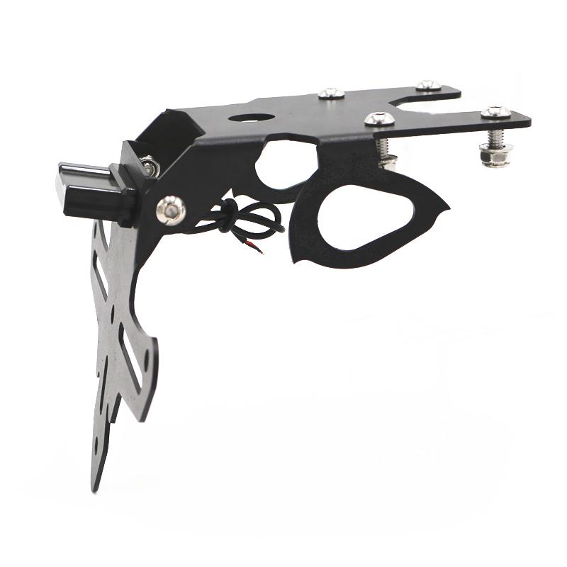 Schnelle Lieferung Motorrad Einstellbare Winkel Lizenz Nummer Platte Rahmen Halter Halterung Für Yamaha XSR155 XSR