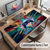 Spielcontroller-Thema Benutzerdefiniertes Mauspads Personalisierter Druck Name Text Schreibtischunterlage Für Home Office Tischdekoration